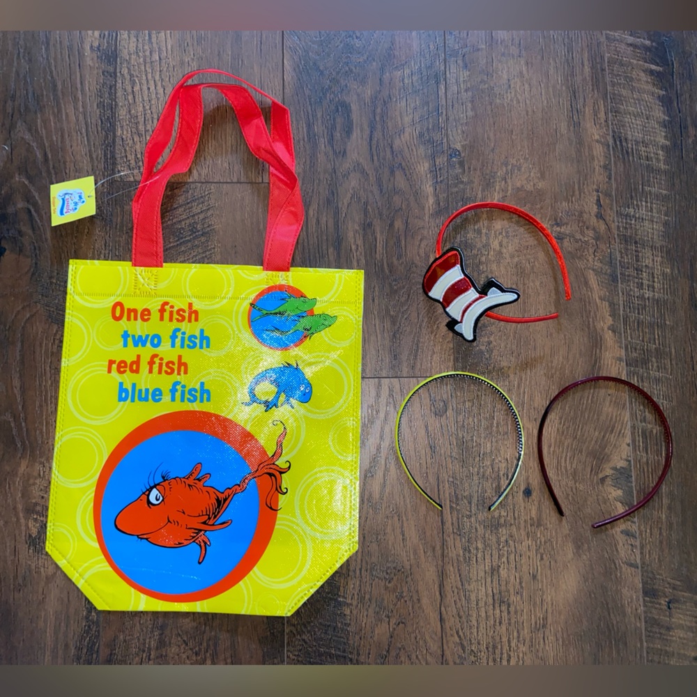 Dr Seuss Custom Headband & Bag